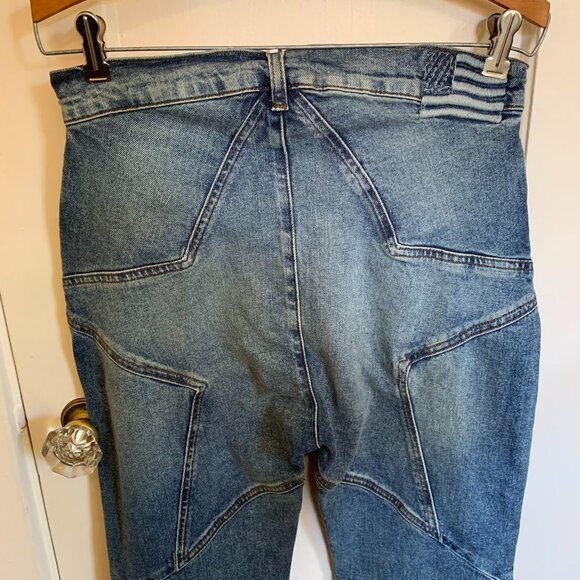 Revice Jean NWTSz 29 Venus Flares Eclipse Wash STAR BUTT High Waist Roller Skate - Picture 6 of 8